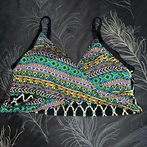 💕 Colorful Plus Size Swim Top Size 22W